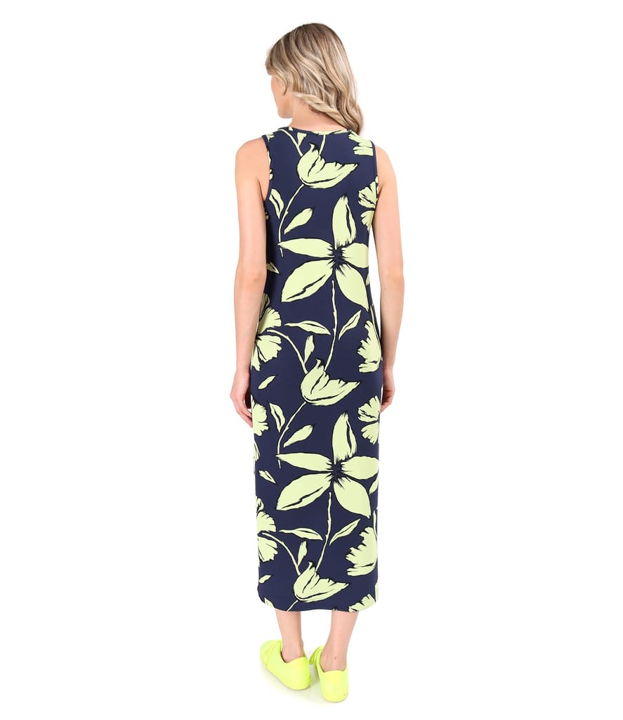 Rochie midi din jerse elastic gros