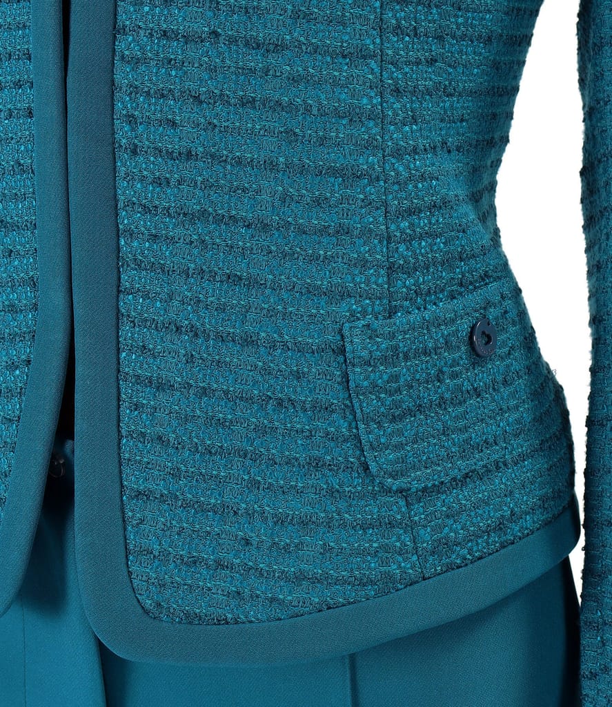 Sacou office din bucle cu viscoza si bumbac