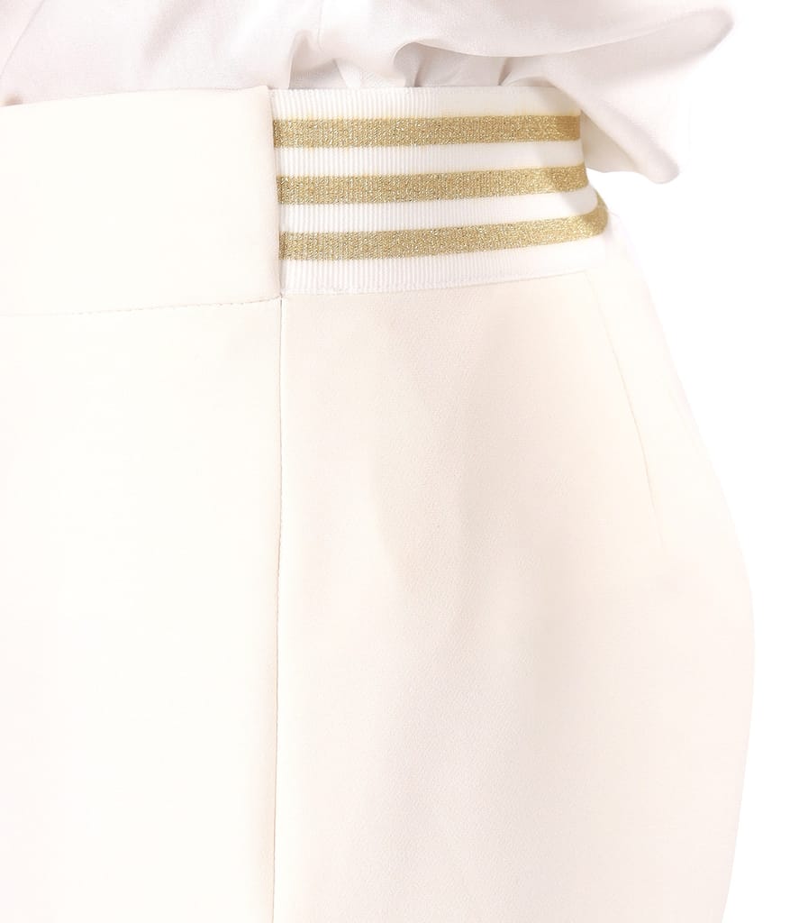 Pantaloni pana din stofa elastica