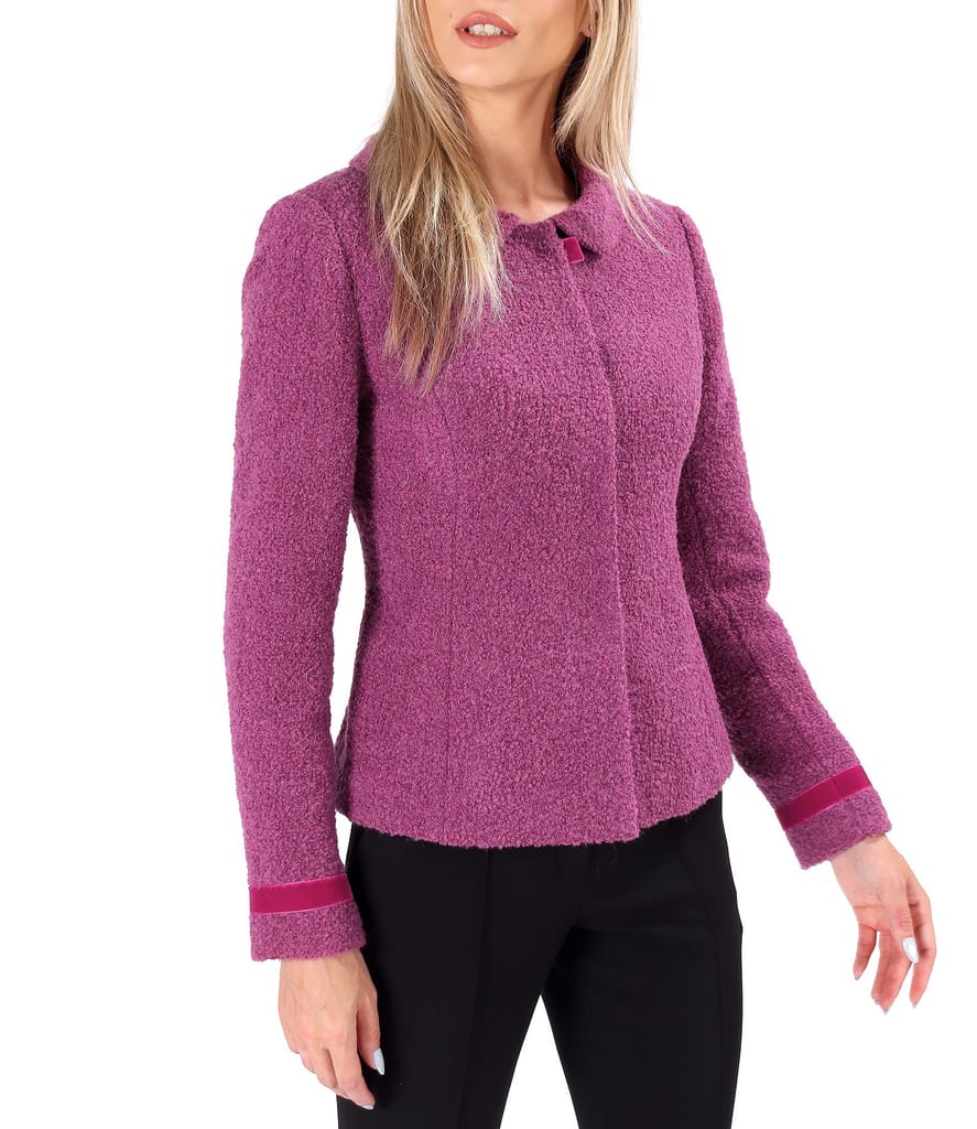 Sacou elegant din bucle cu lana