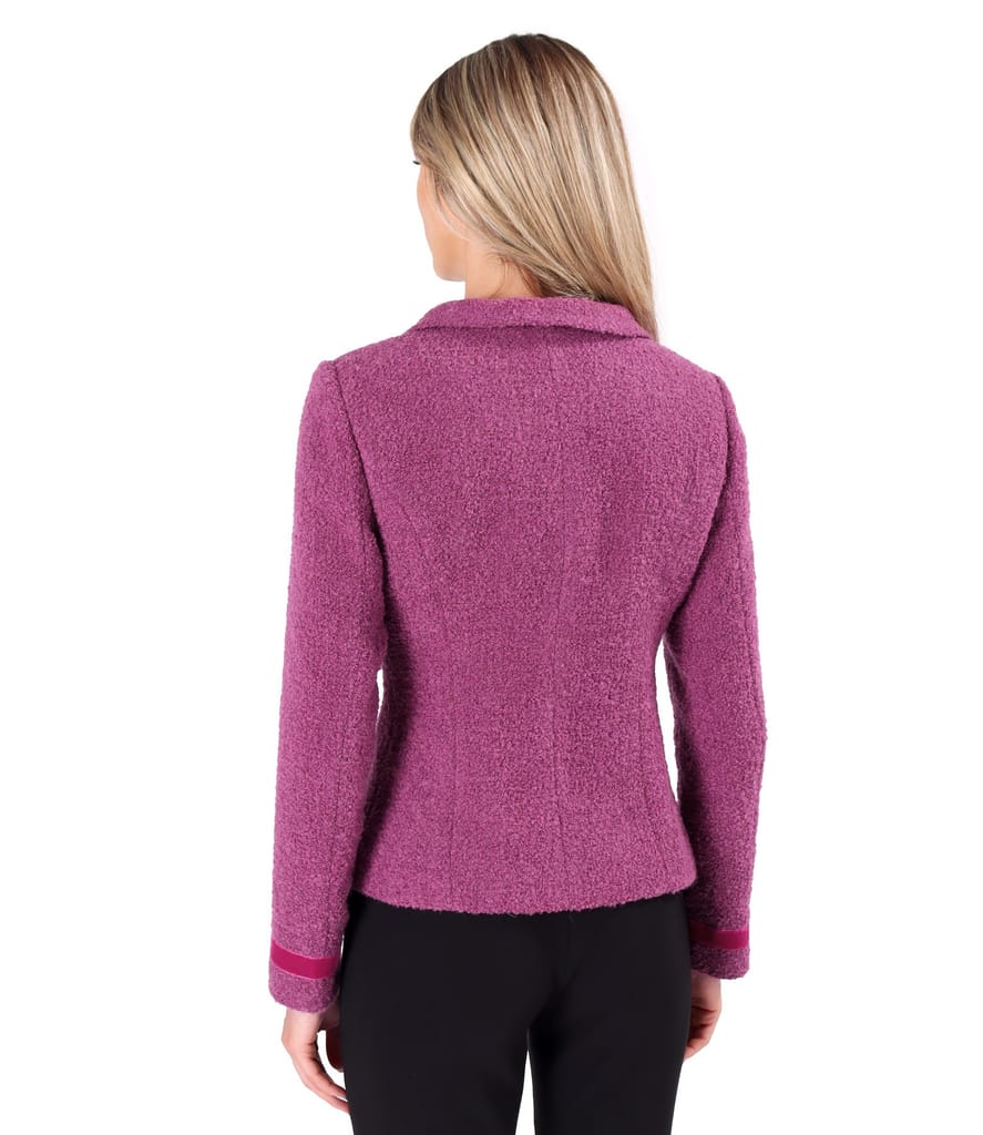 Sacou elegant din bucle cu lana