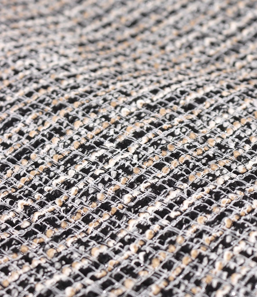 Rochie office din bucle cu viscoza si fir metalic