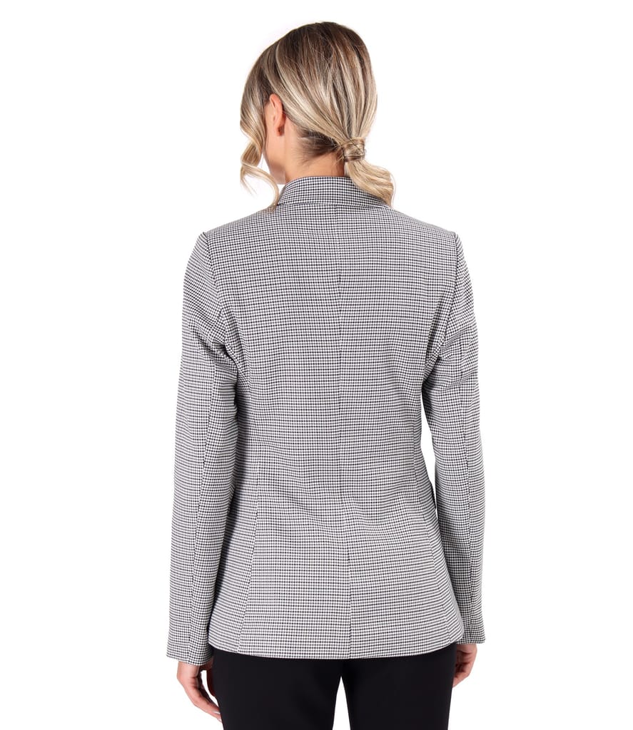 Sacou office din stofa elastic cu viscoza