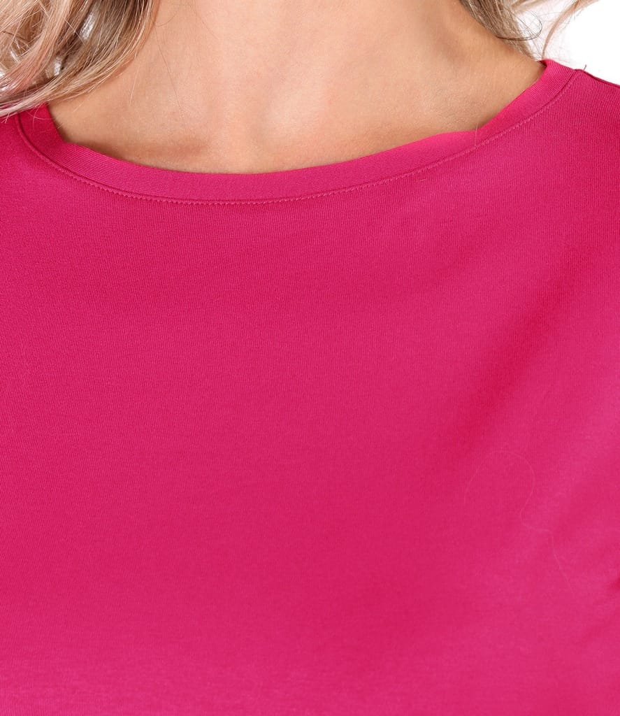 Bluza din jerse elastic cu maneci 3/4