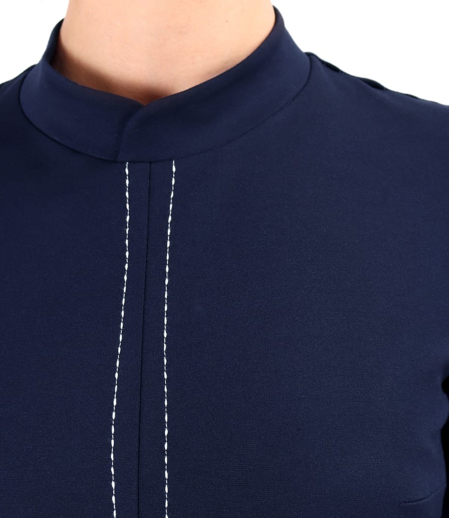 Rochie office din jerse elastic gros