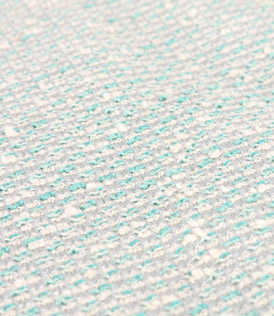 Fusta usor evazata din bucle de bumbac cu fir metalic