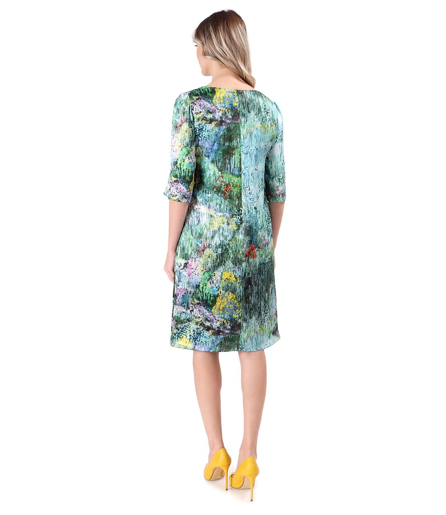 Rochie lejera din matase naturala imprimata digital