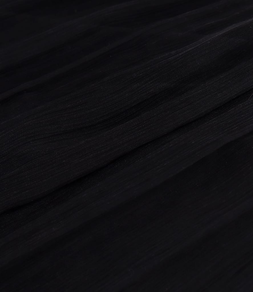 Rochie din voal de matase naturala cu brosa detasabila