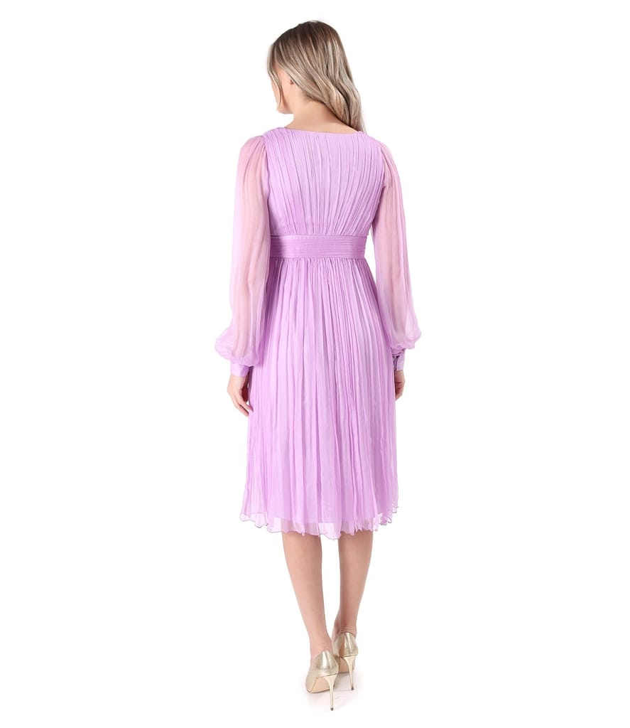 Rochie eleganta din voal de matase naturala