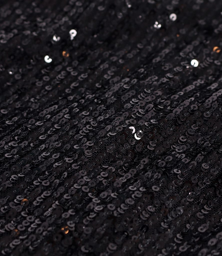 Fusta de seara creion din paiete metalizate