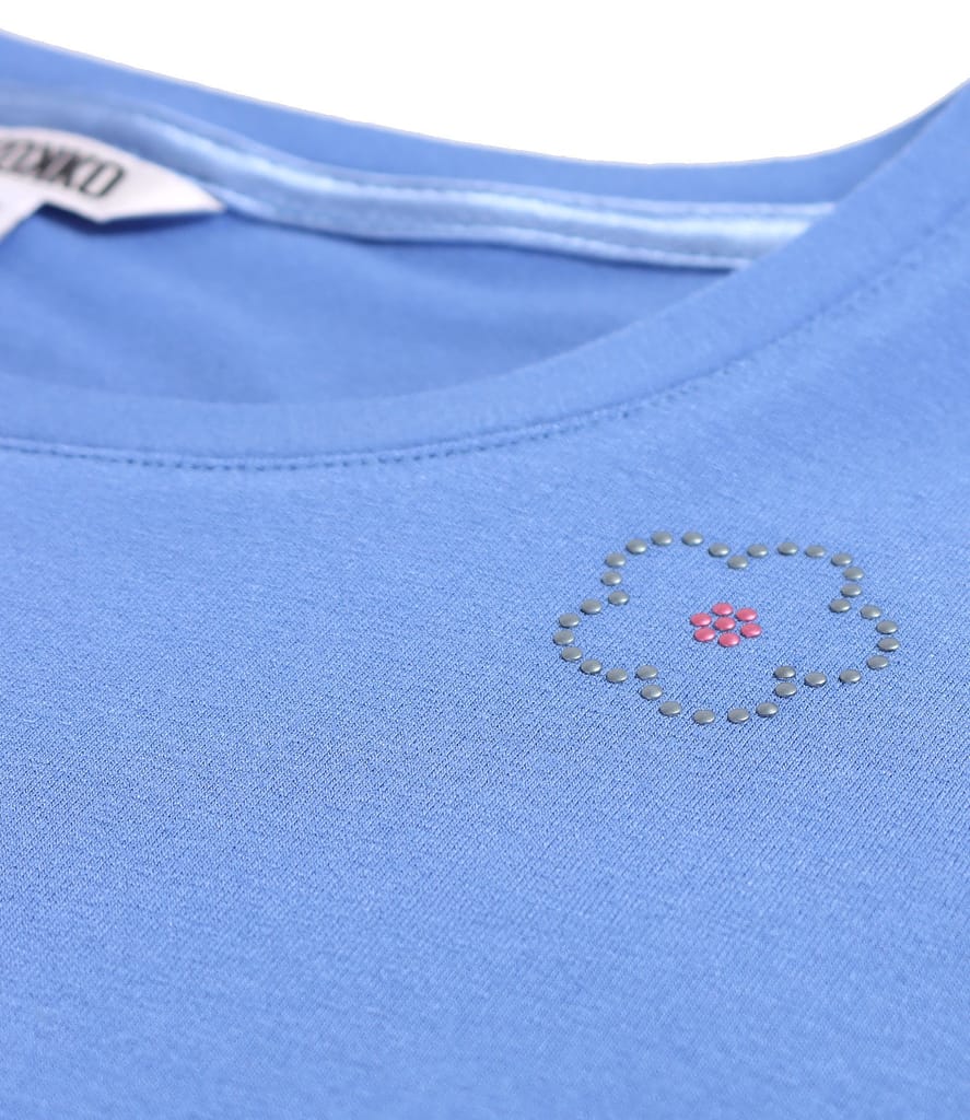 Bluza eleganta din jerse elastic cu maneci ample