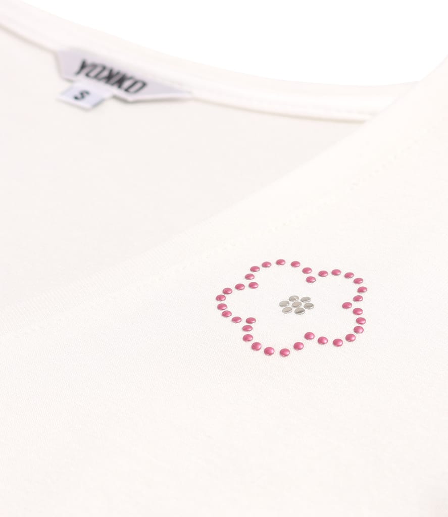 Bluza eleganta din jerse elastic cu maneci ample