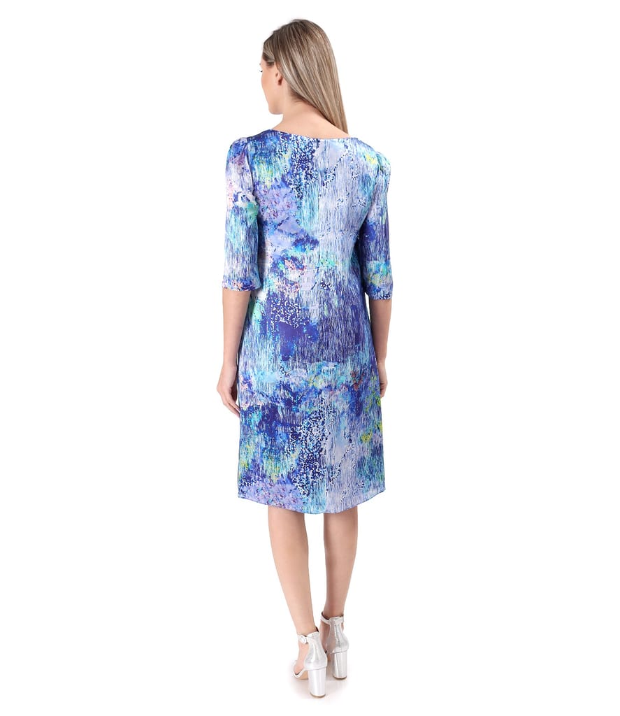 Rochie lejera din matase naturala imprimata digital