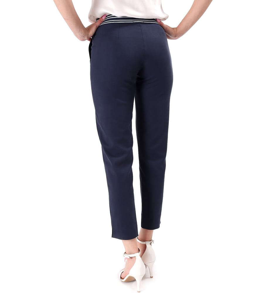 Pantaloni pana lejeri din tencel cu bumbac