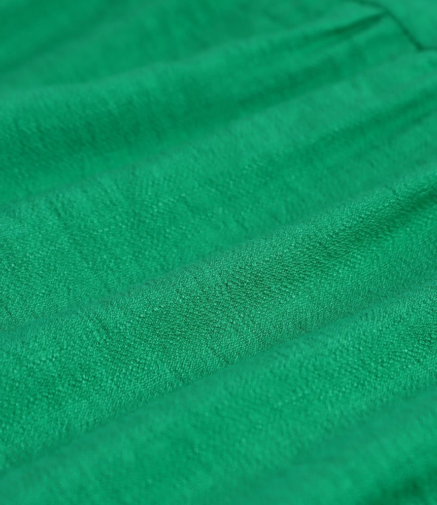 Rochie midi cu volane din viscoza usor creponata