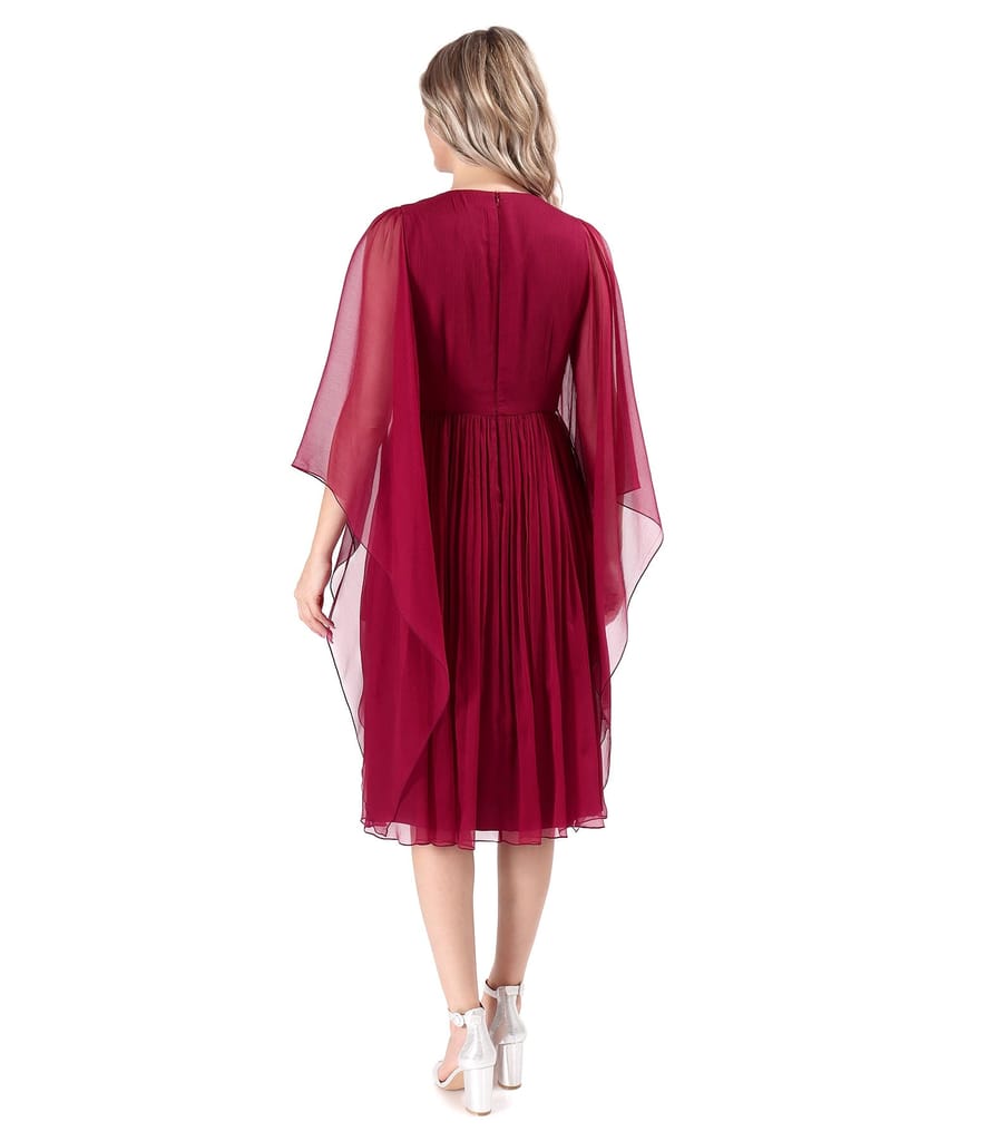 Rochie eleganta din voal de matase naturala