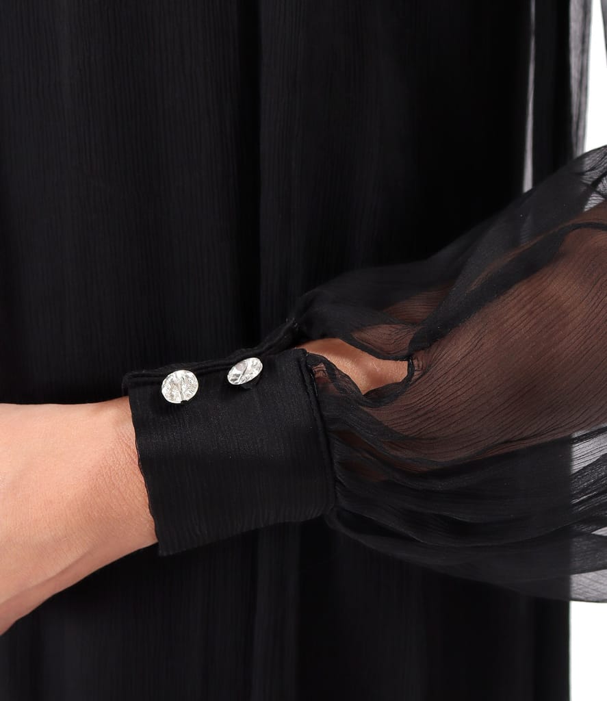 Rochie de seara din voal de matase naturala