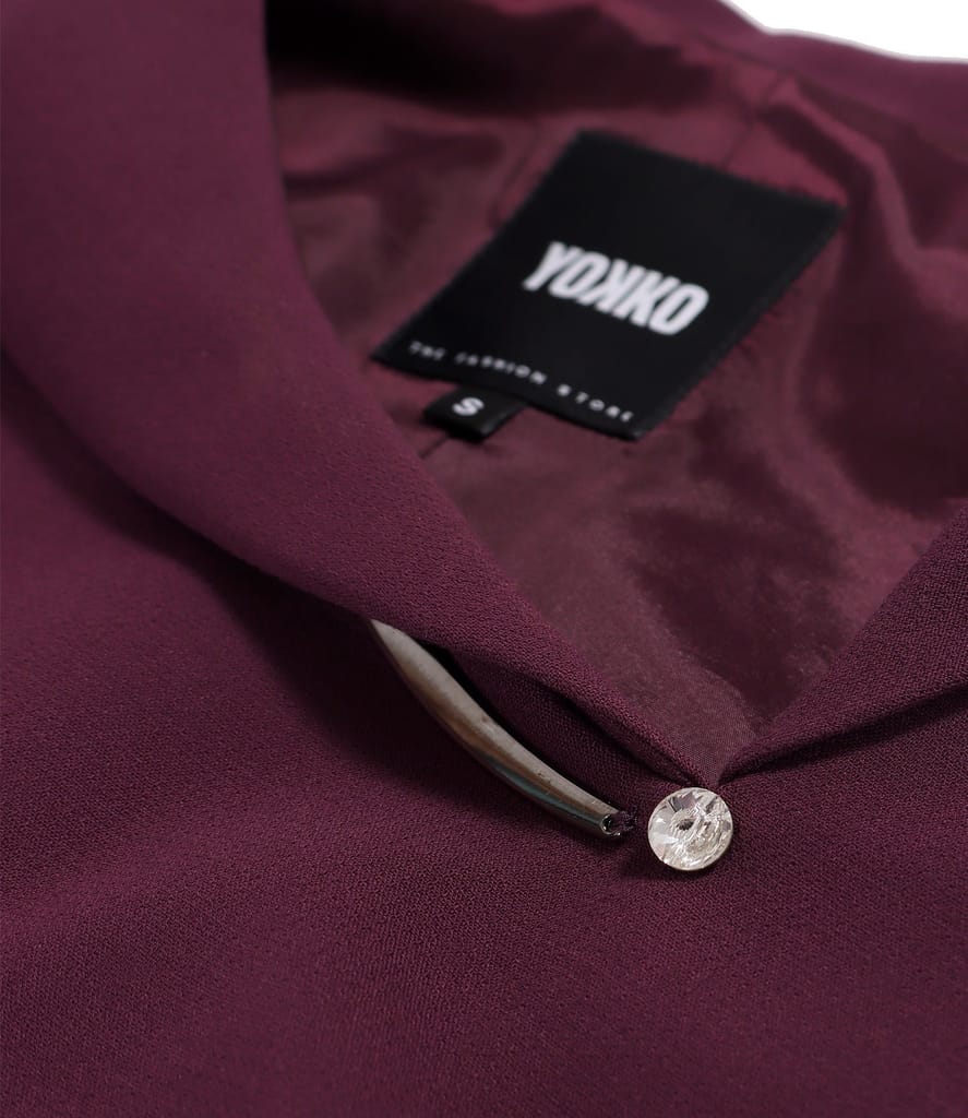 Rochie office cu guler asimetric