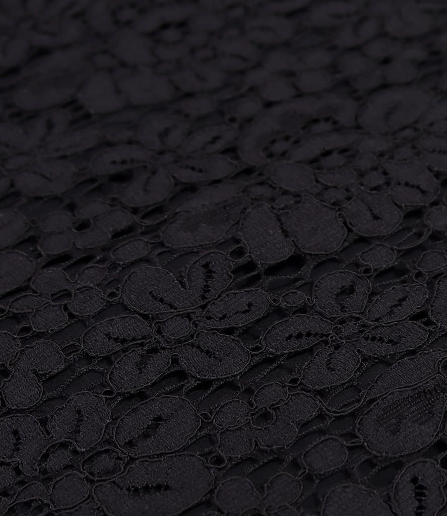 Rochie din dantela plina de bumbac cu motive florale