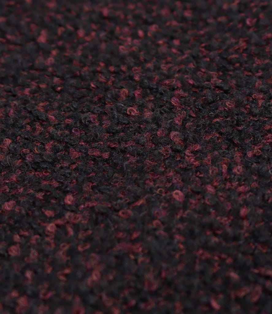 Fusta office din bucle cu lana