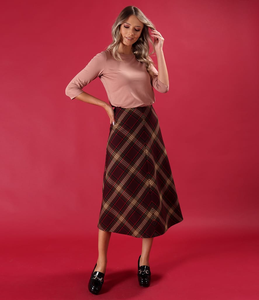 Bluza din jerse elastic cu maneci 3/4