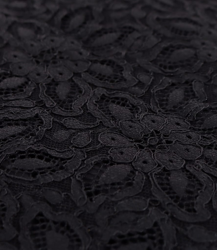 Rochie de ocazie din dantela plina de bumbac cu aspect lucios