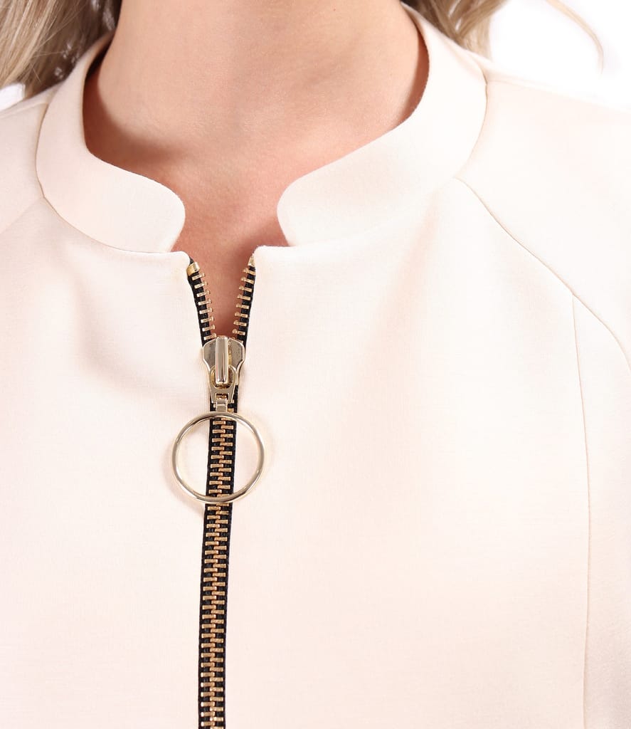 Sacou elegant din scuba cu viscoza