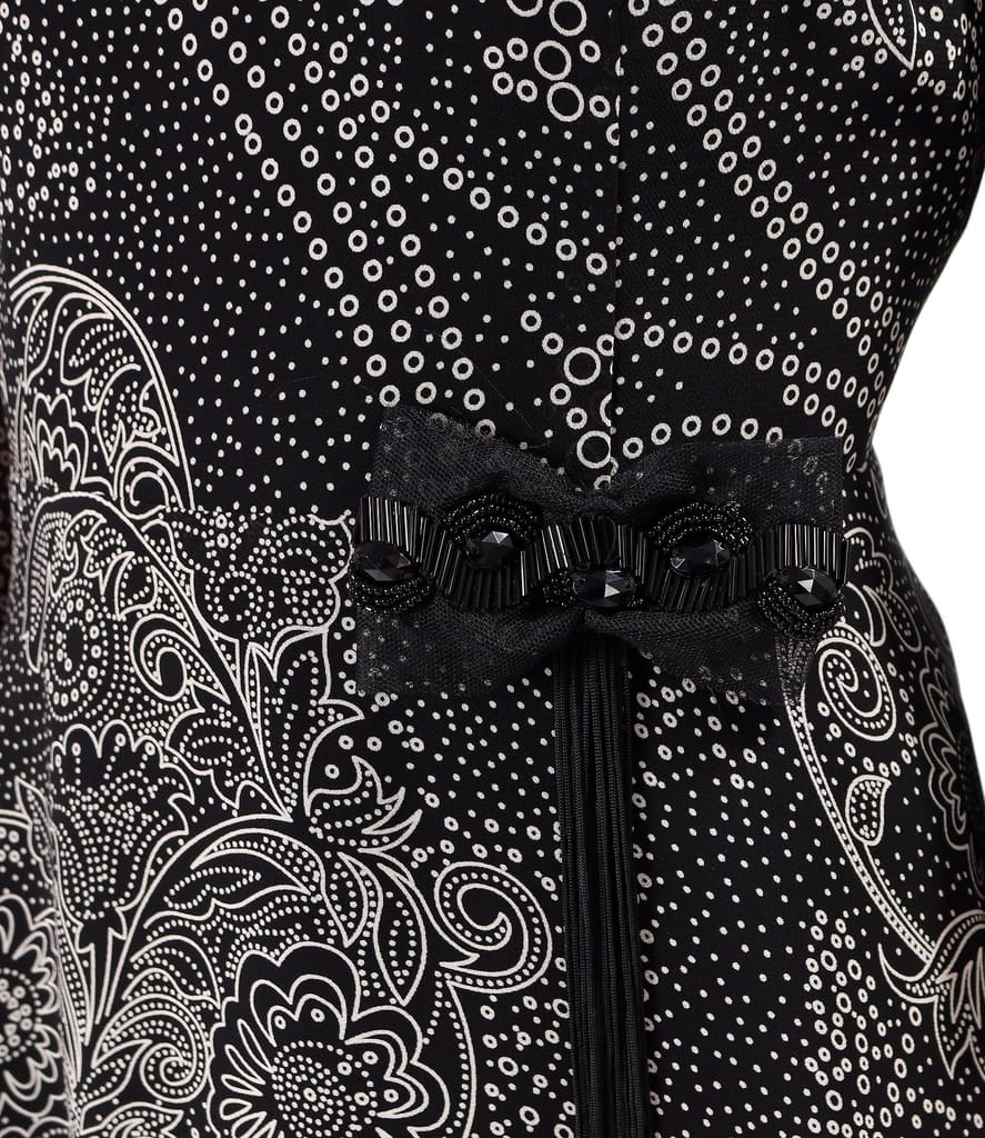 Rochie midi din viscoza imprimata cu motive florale