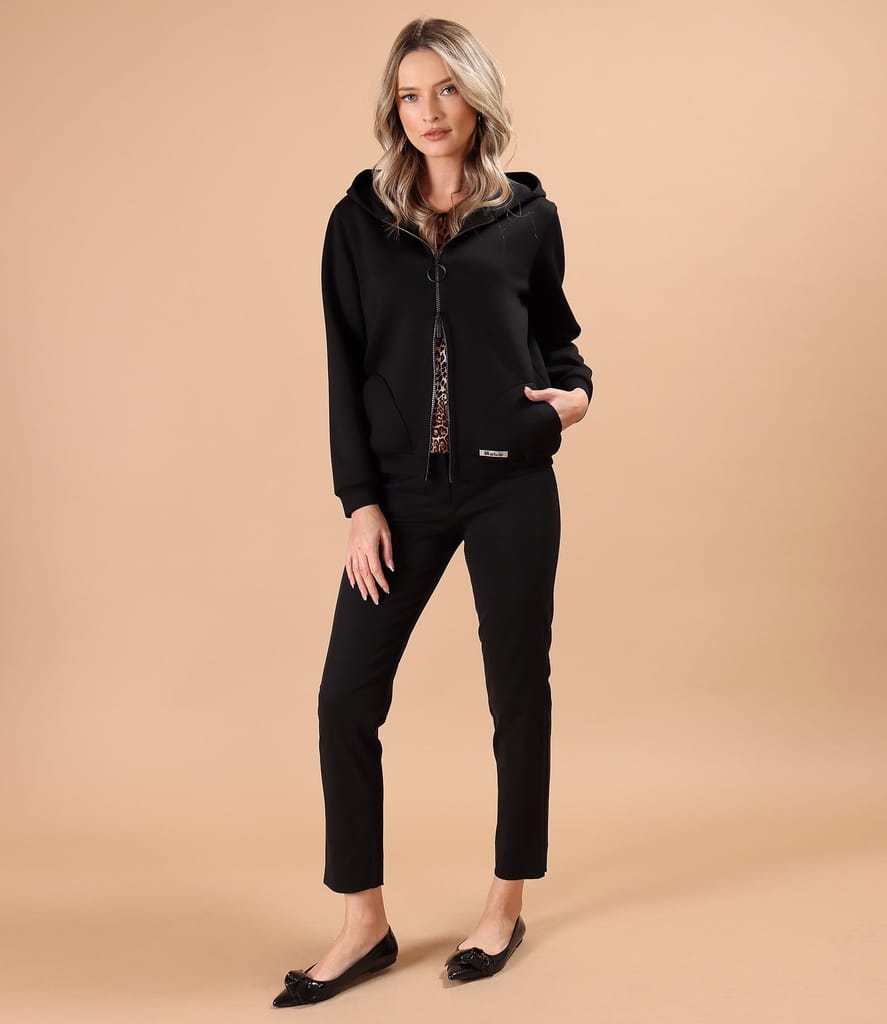 Hanorac din scuba cu viscoza