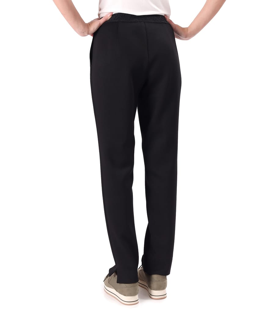 Pantaloni lejeri din scuba cu viscoza