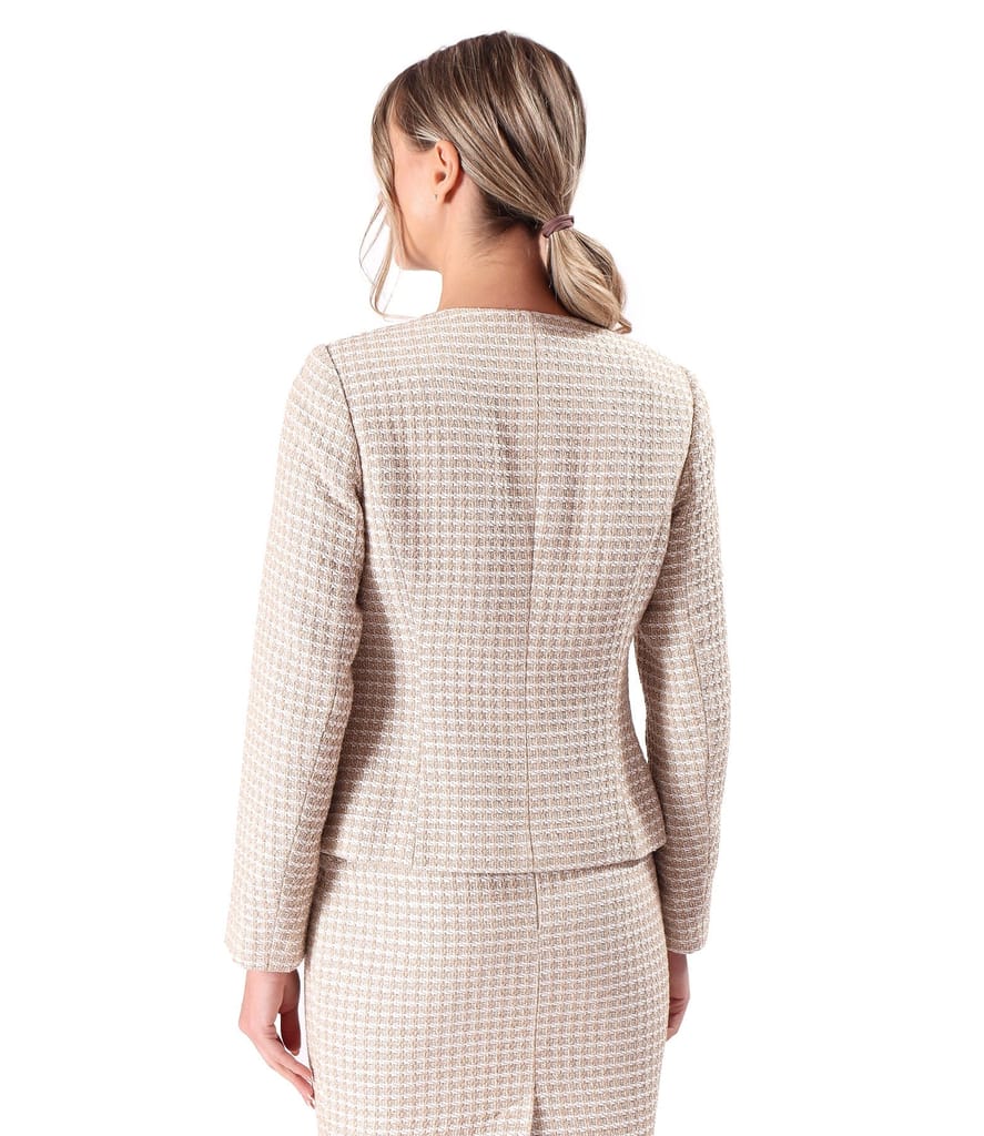 Sacou elegant din bucle cu bumbac