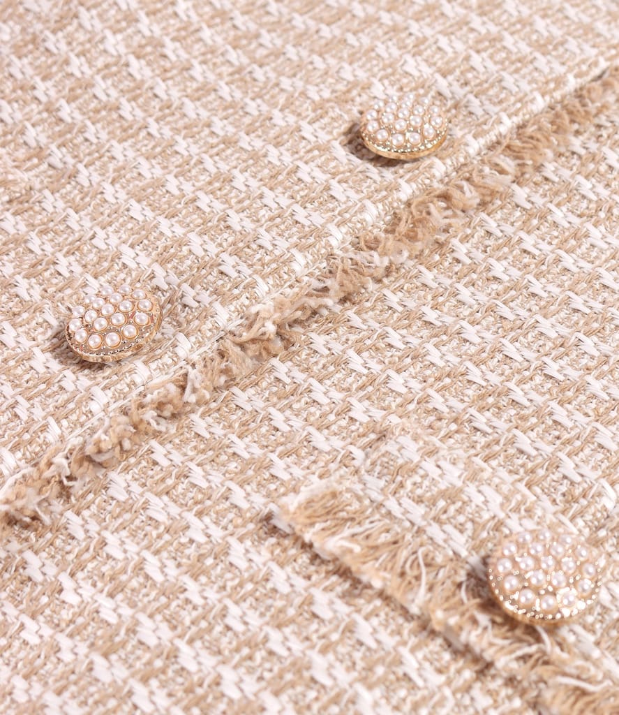 Sacou elegant din bucle cu bumbac