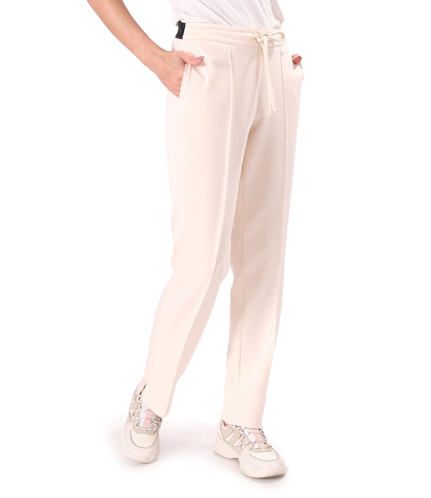 Pantaloni lejeri din scuba cu viscoza