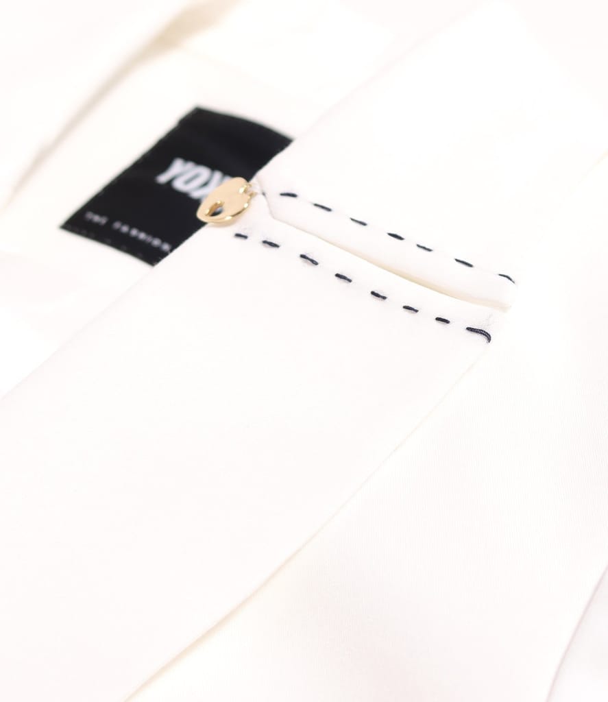 Sacou office din bumbac elastic