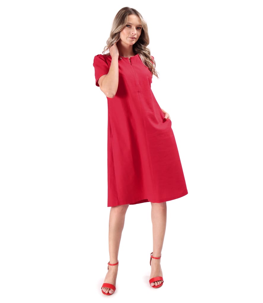 Rochie evazata cu in