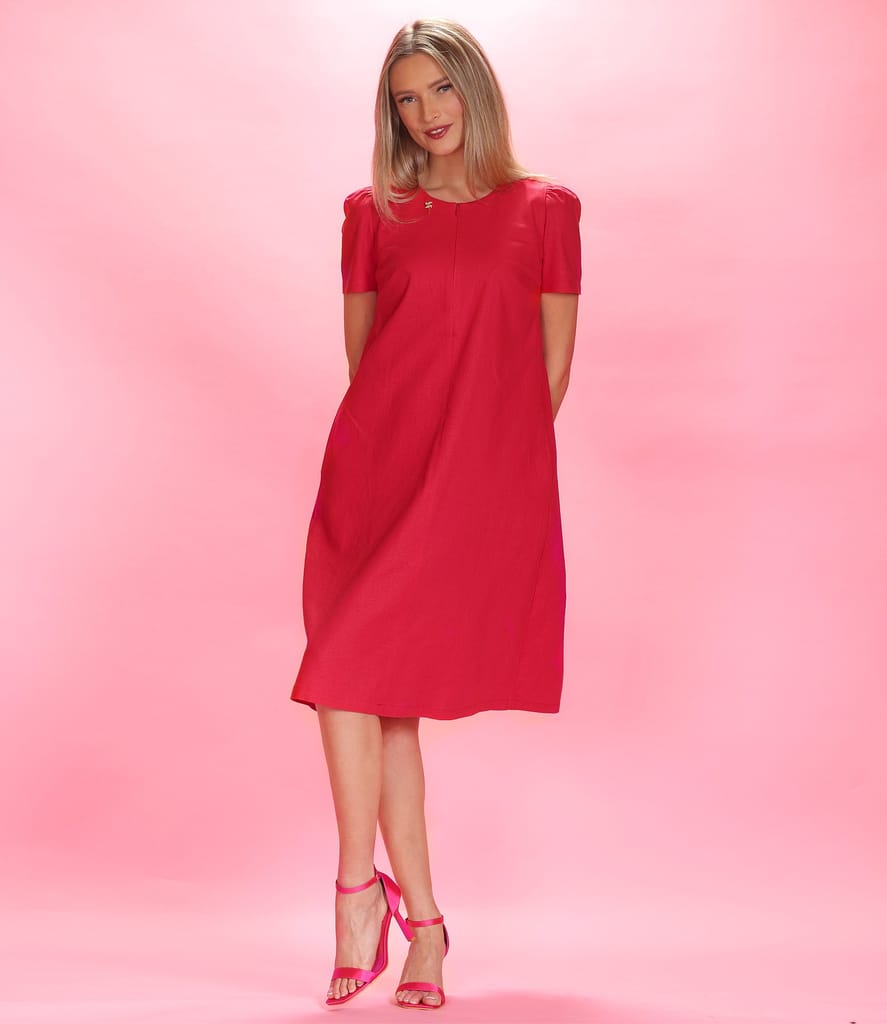 Rochie evazata cu in