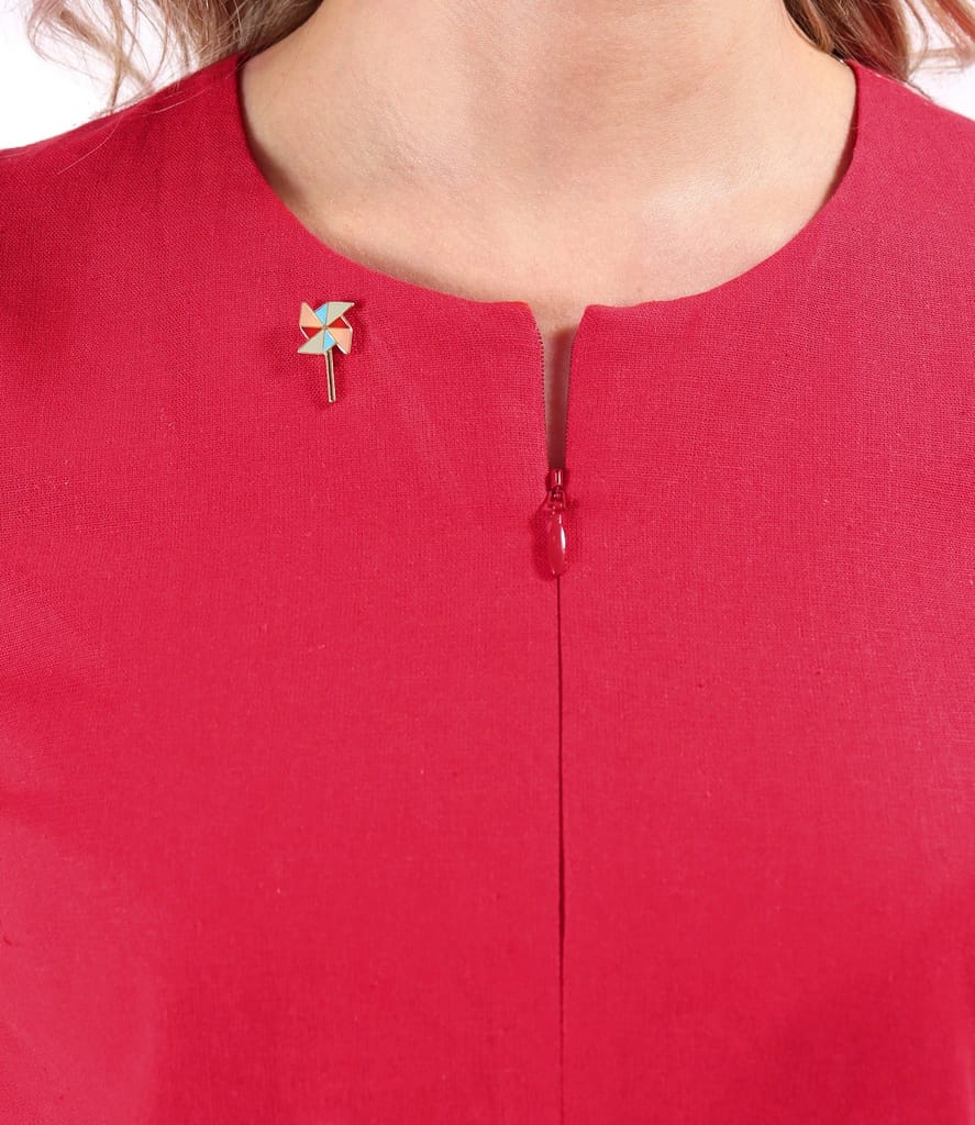 Rochie evazata cu in