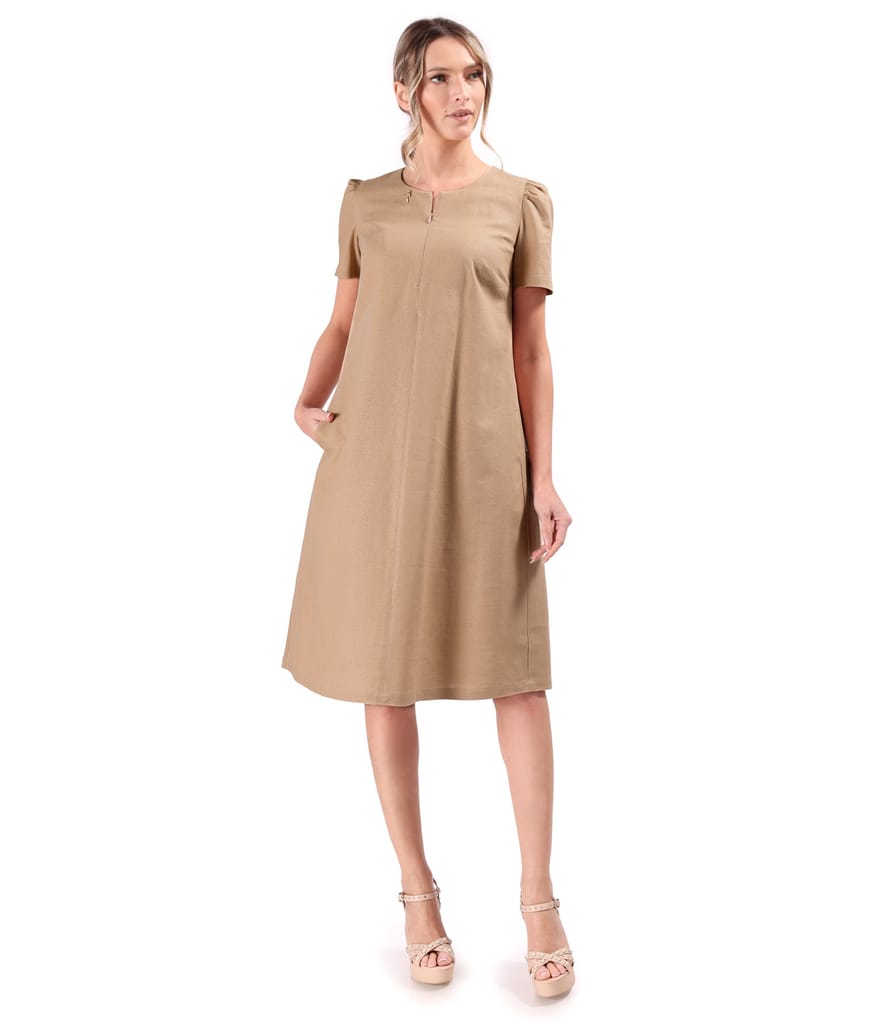 Rochie evazata cu in