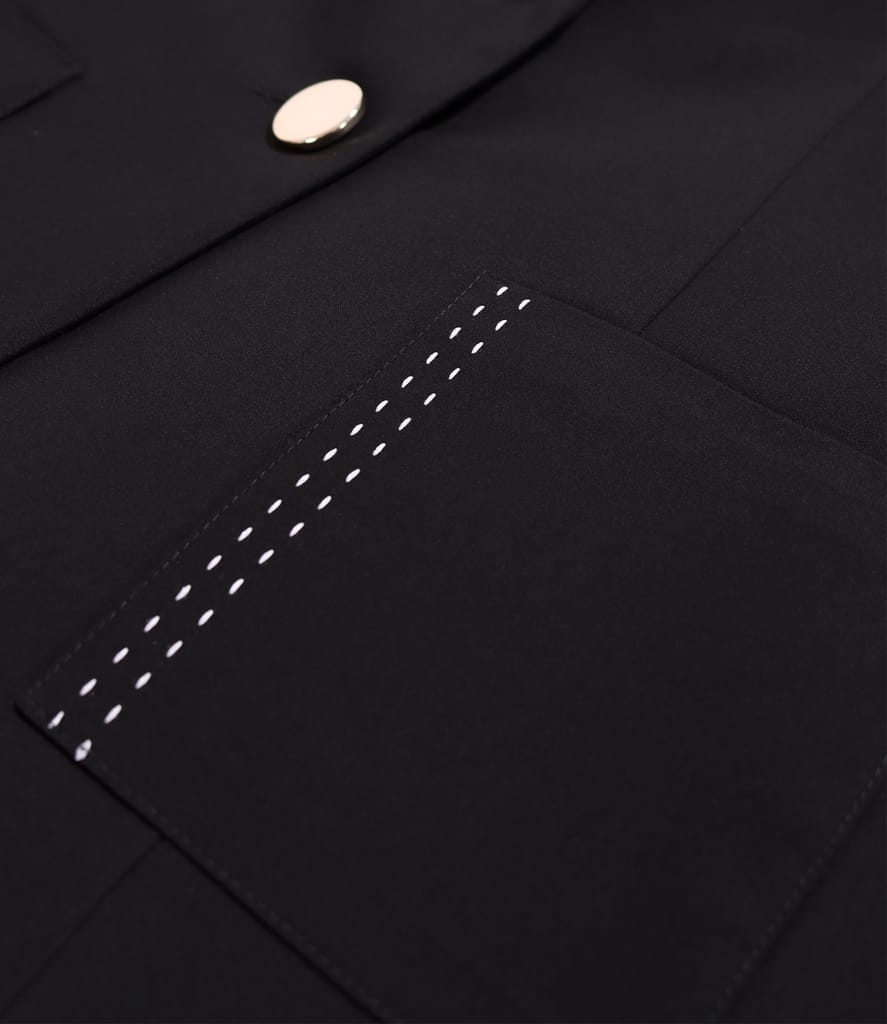 Sacou office din bumbac elastic