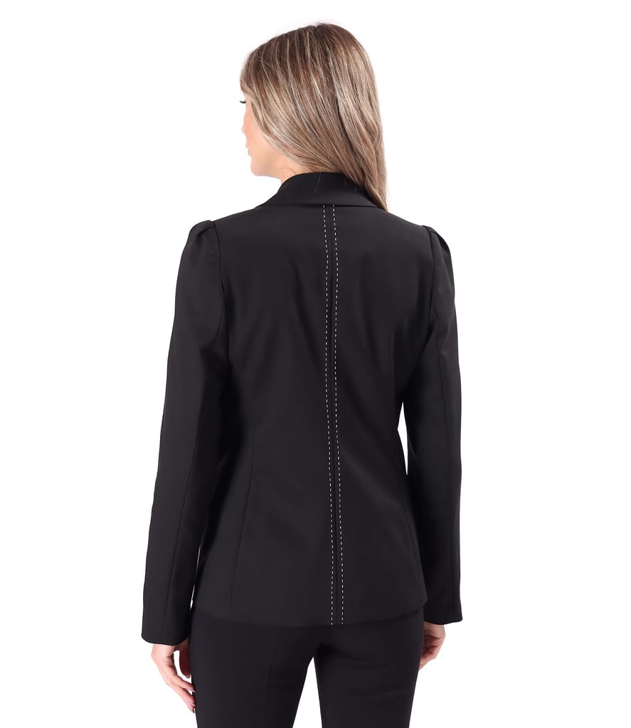 Sacou office din bumbac elastic