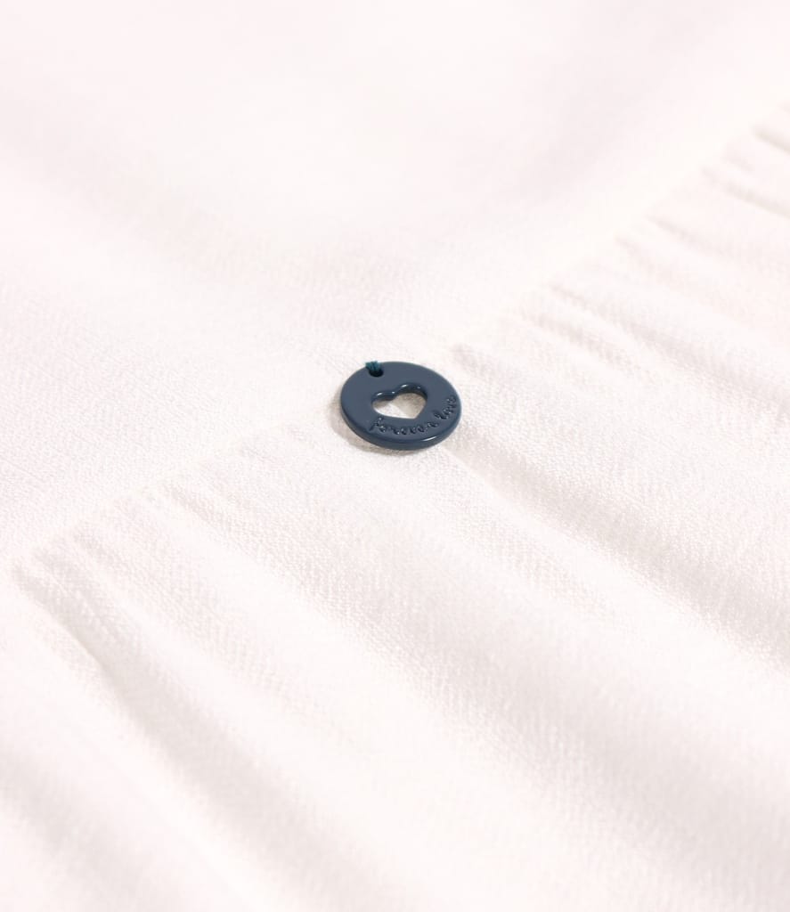 Rochie midi cu volane din viscoza usor creponata