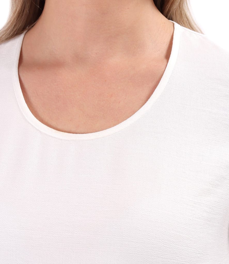 Rochie midi cu volane din viscoza usor creponata