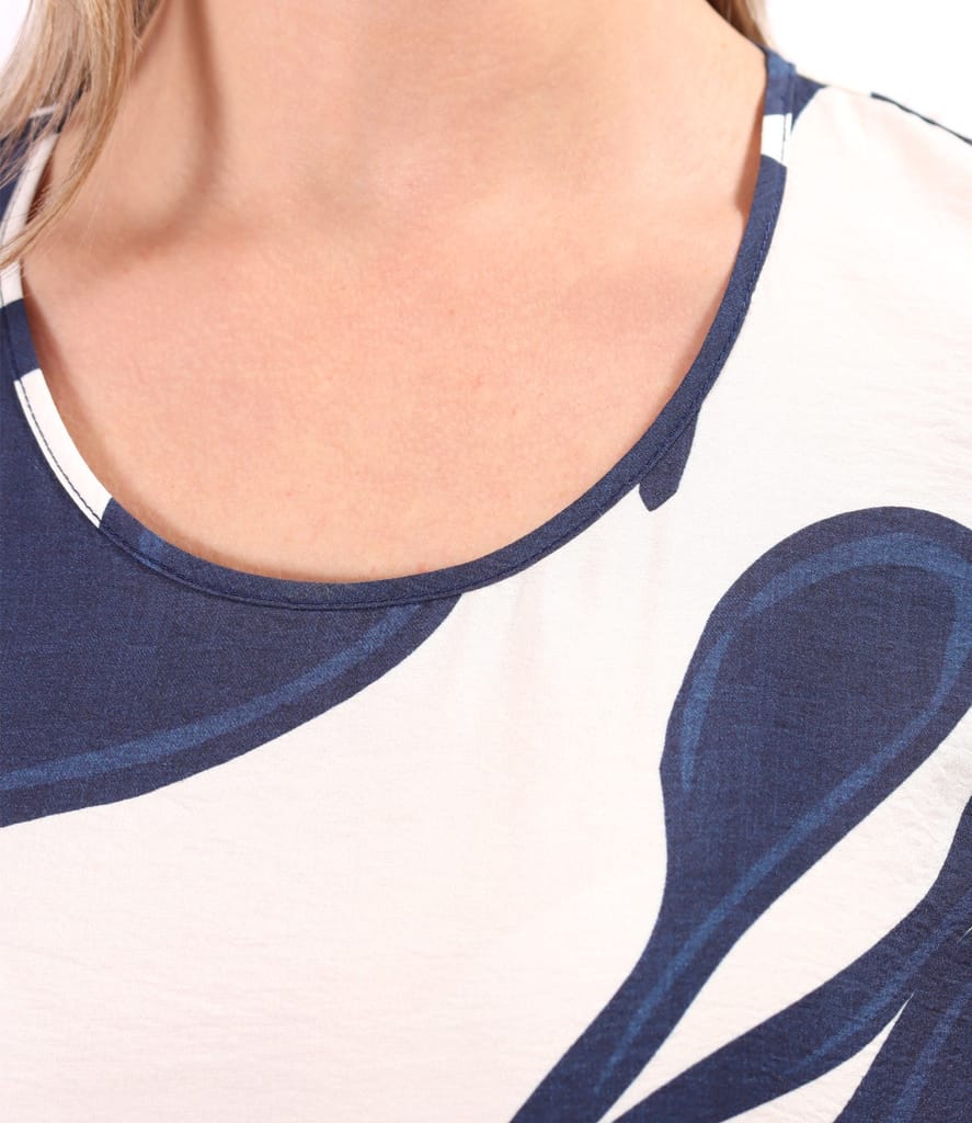 Rochie midi cu volane din viscoza imprimata cu motive florale