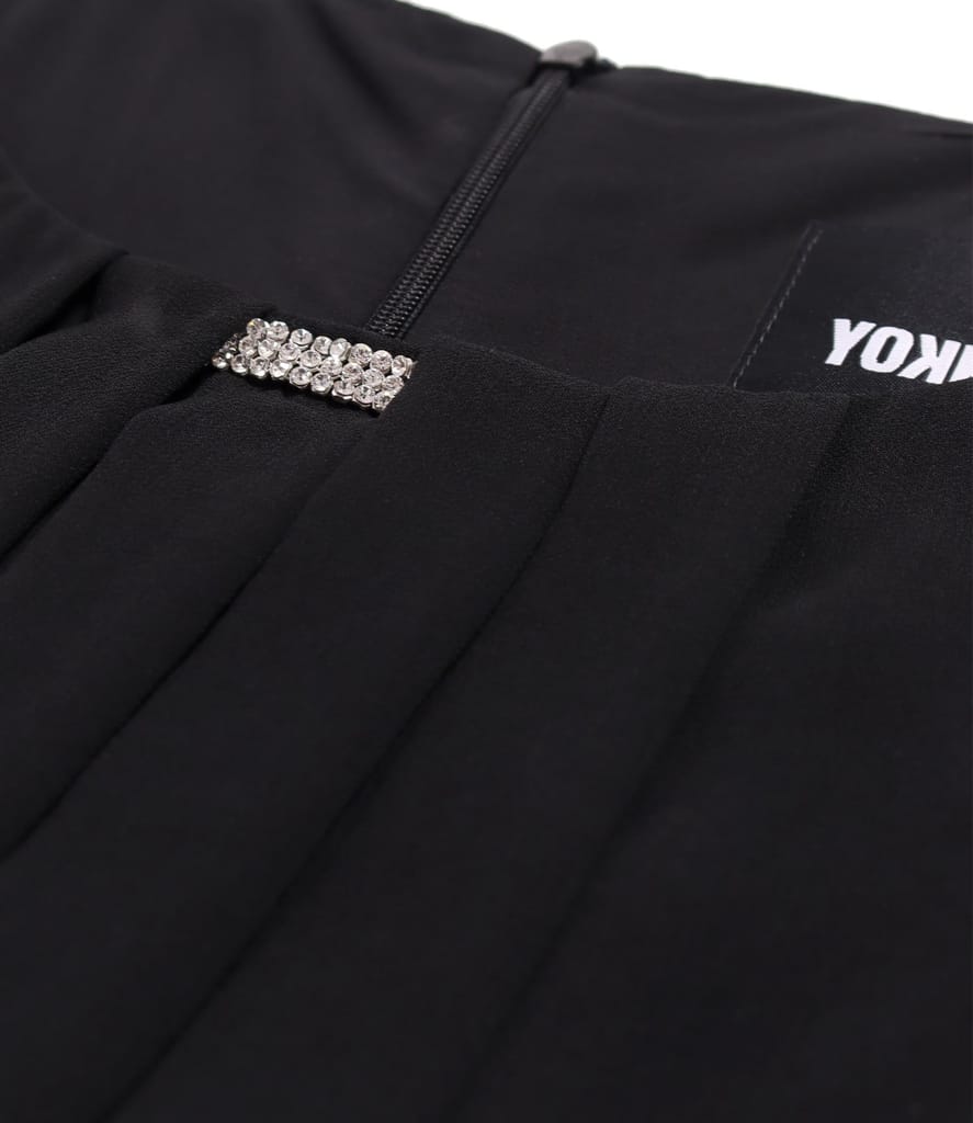 Rochie de ocazie din voal uni cu maneci evazate