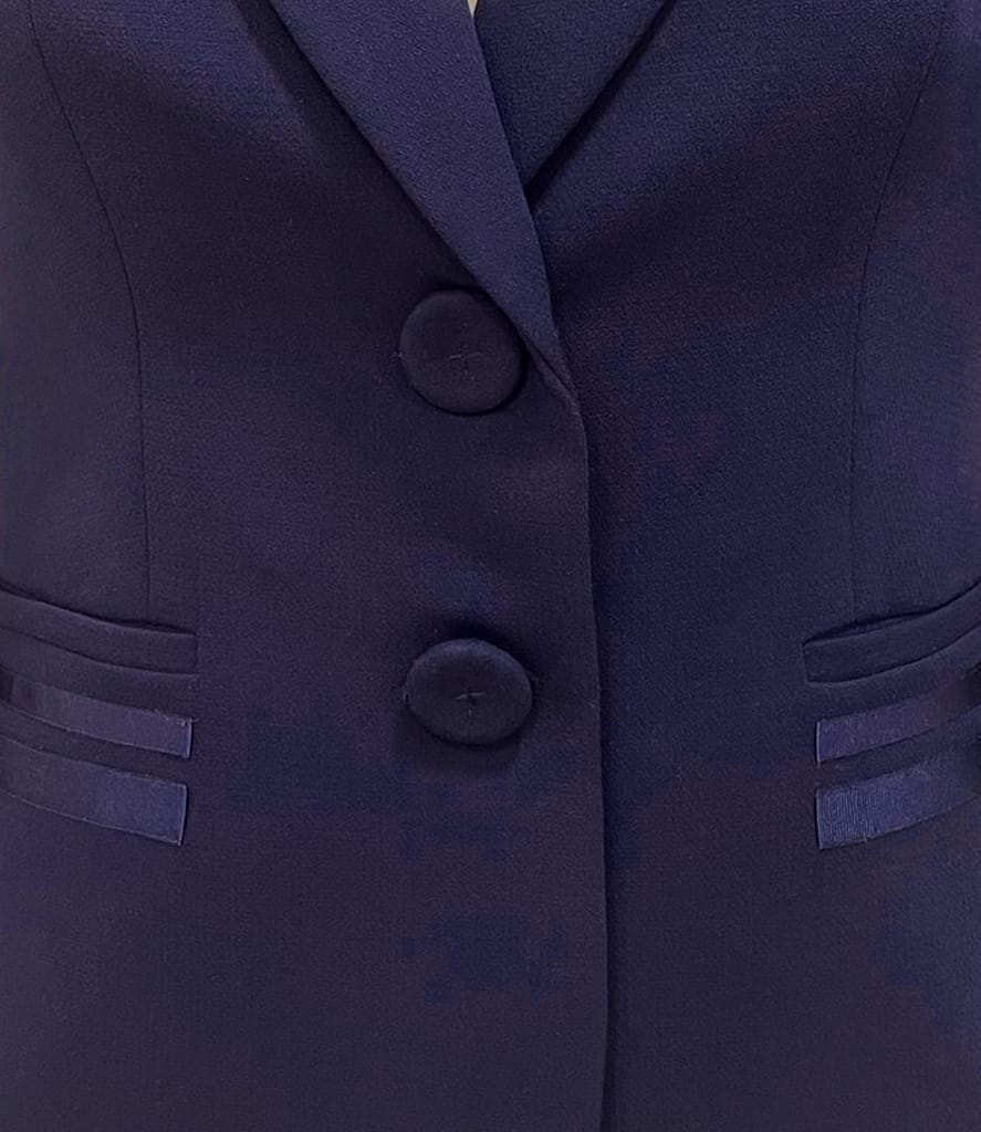 Sacou office din stofa elastica cu viscoza