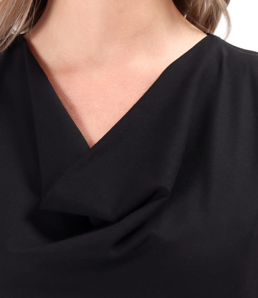 Rochie midi din jerse elastic uni