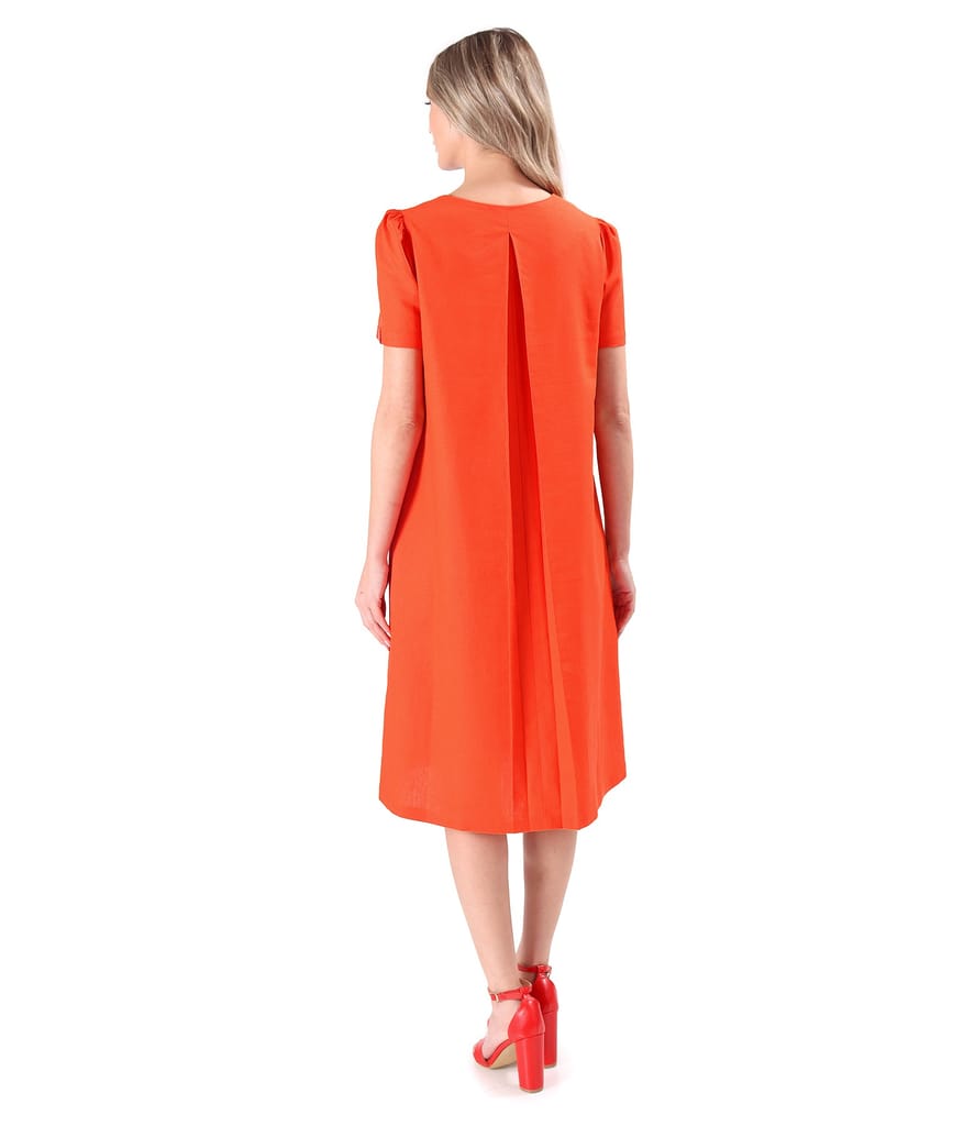 Rochie evazata cu in