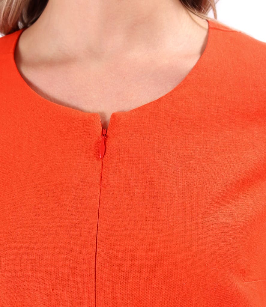 Rochie evazata cu in