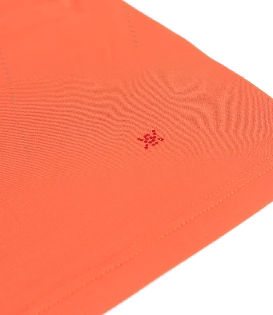 Bluza din jerse elastic cu decolteu in falduri