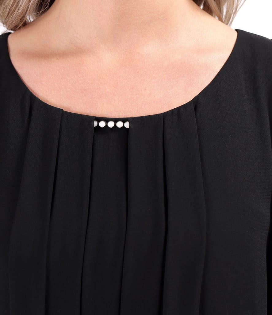 Rochie midi de ocazie din voal uni